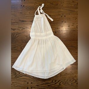 Wild Fable, white, backless, halter top dress. Size M! New with tags.